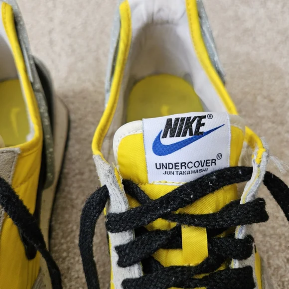 Mens Nike Undercover Yellow Daybreak Sneakers Citron sz 12 - Picture 4 of 16